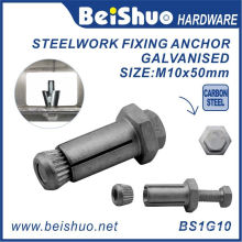 M10X18X50mm Low Pirce Galvanised Anchor Bolt for Steelwork